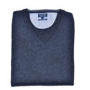 V- Neck Lambswool-Pullover in Anthrazit L
