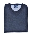 V- Neck Lambswool-Pullover in Anthrazit XL