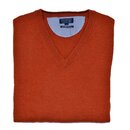 V-Neck Pullover / Rost-Melange