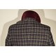 Tweed-Mantel "Jutta" Navy mit Multi-Color Check