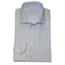 Business-Hemd in Cotton-Vollzwirn Hellblau/Wei&szlig;...
