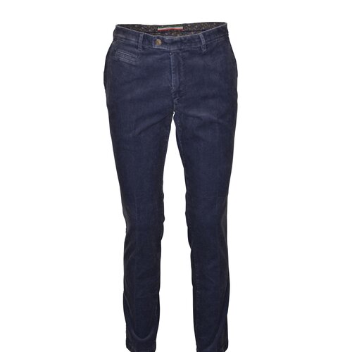 Feincord-Chino/ Mittelblau