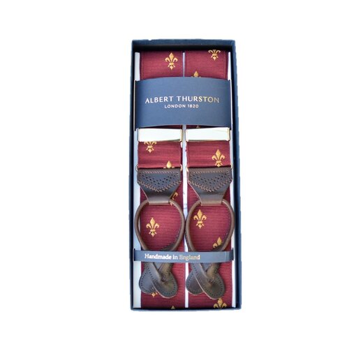 Bordeaux m. Goldenen Lilien/ Gold