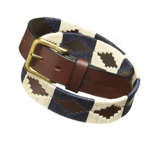 Polo G&uuml;rtel  Jugadoro in Blau/Beige