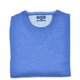 V-Neck Lambswool- Pullover in Denim-Blue M