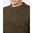 Rundhals-Sweater in Loden-Gr&uuml;n