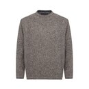 Rundhals Sweater in Taupe/Stein