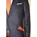 Nadelstreifen-Anzug mit Cashmere  Navy