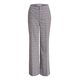 Schlaghose in Glencheck/ Grau-Beige