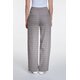 Schlaghose in Glencheck/ Grau-Beige