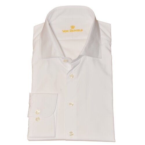 Businesshemd in Wei&szlig;/ Cotton Vollzwirn Slim Fit 42