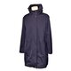Mantel mit Kapuze in Royal-Blau