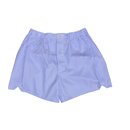 Boxer-Shorts in Wei&szlig; mit feinen blauen Streifen