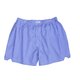Boxer-Shorts in Wei&szlig; m. Blauem Gitterkaro 50
