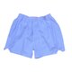 Boxer-Shorts in Wei&szlig; mit Hellblauen Streifen 56