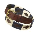 Polo G&uuml;rtel  Jugadoro in Blau/Beige 85
