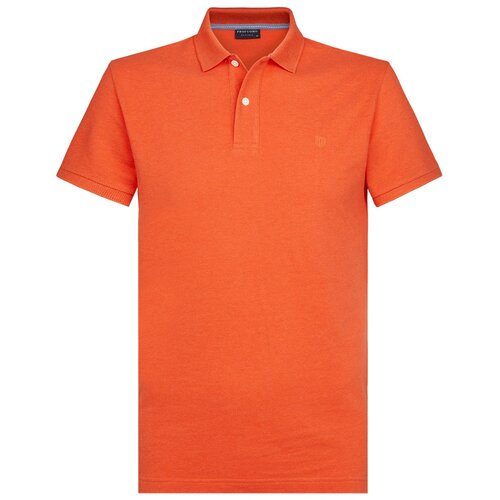 Polo-Shirt in Koralle von Profuomo