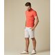 Polo-Shirt in Koralle von Profuomo