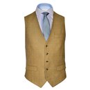 Weste "Fabian W" aus Khakifarbenem Twill mit...