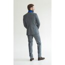 Anzug "Aurel" in Taupe mit Blauem Glencheck