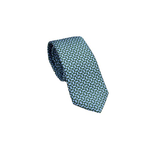 " Maglie di Catena" in Oliv auf Hellblau