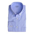 Button-Down Hemd in hellblau/Wei&szlig; gestr. in...