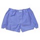 Boxer-Shorts in wei&szlig; mit Blauem Blockstreifen
