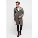 Covert-Coat in Oliv-Braun m. braunem Samt-Kragen