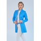 Gehrock "Bea" in Aqua-Blau Melange