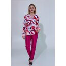 Seiden-Hose in Himbeer-Pink