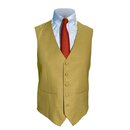 Einreihige Cut-Weste in Beige-Chamois 54