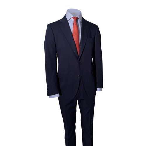 Baumwoll-Anzug "Carlo2" aus Baumwolle in Navy