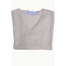 Cashmere V-Neck Pullover in Camel