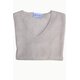 Cashmere V-Neck Pullover in Camel