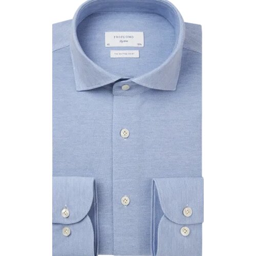 Hemd "Cutaway" in Oxford hellblau