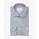Hemd in Cotton/Twilll."Non Iron" Blau/Wei&szlig; gestreift