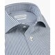 Hemd in Cotton/Twilll."Non Iron" Blau/Wei&szlig; gestreift