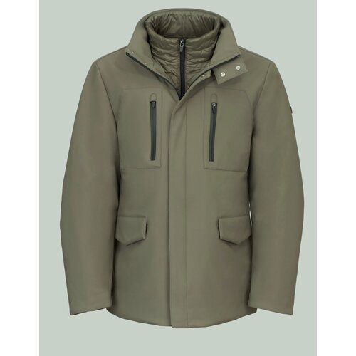 Field-Jacket "Arnes" mit Innen-Weste in Oliv-Fango