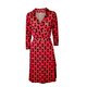 Kleid in Wickel-Optik "Wrap Me!" Karo/Pink