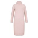Kleid mit Stehkragen Merino.Strick in Creme