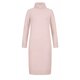 Kleid mit Stehkragen Merino.Strick in Creme