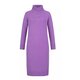 Kleid mit Stehkragen Merino-Strick in Flieder