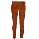 Feincord-Chino  in Burnt Orange