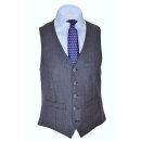Weste  aus Flanell in Grau