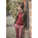 Jackett "Max" aus Oliv-Braunem Fischgrat-Tweed