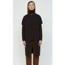 Cardigan "Long Cap Sleeve" in Schoko-Melange