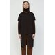 Cardigan "Long Cap Sleeve" in Schoko-Melange