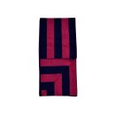 Cashmere Blockstreifen-Schal in Pink/Navy