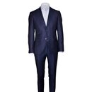 Anzug "Anton" in Blau aus Pin Point Wool S130