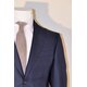 Anzug "Anton" in Blau aus Pin Point Wool S130